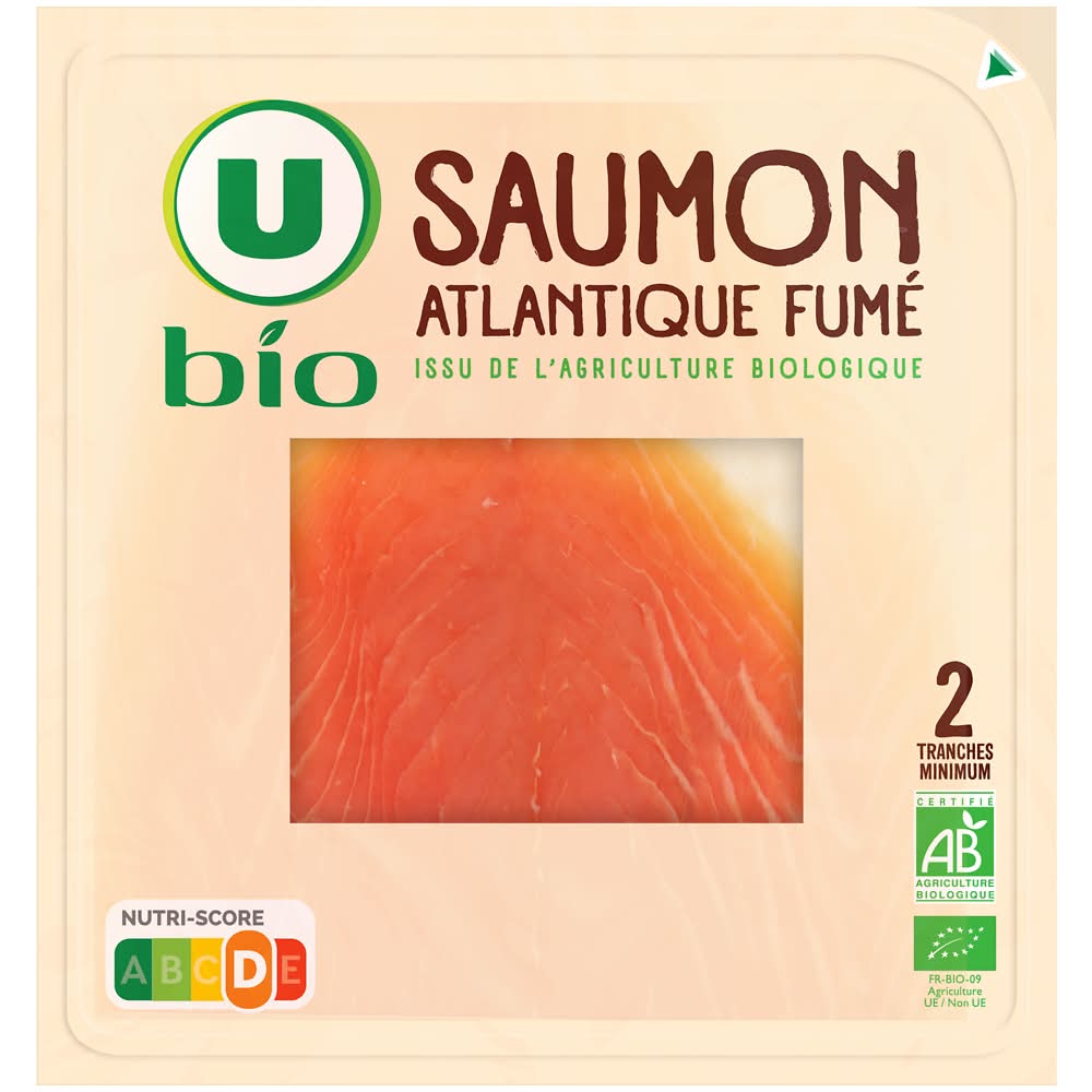 U Bio - Saumon atlantique fumé (2)