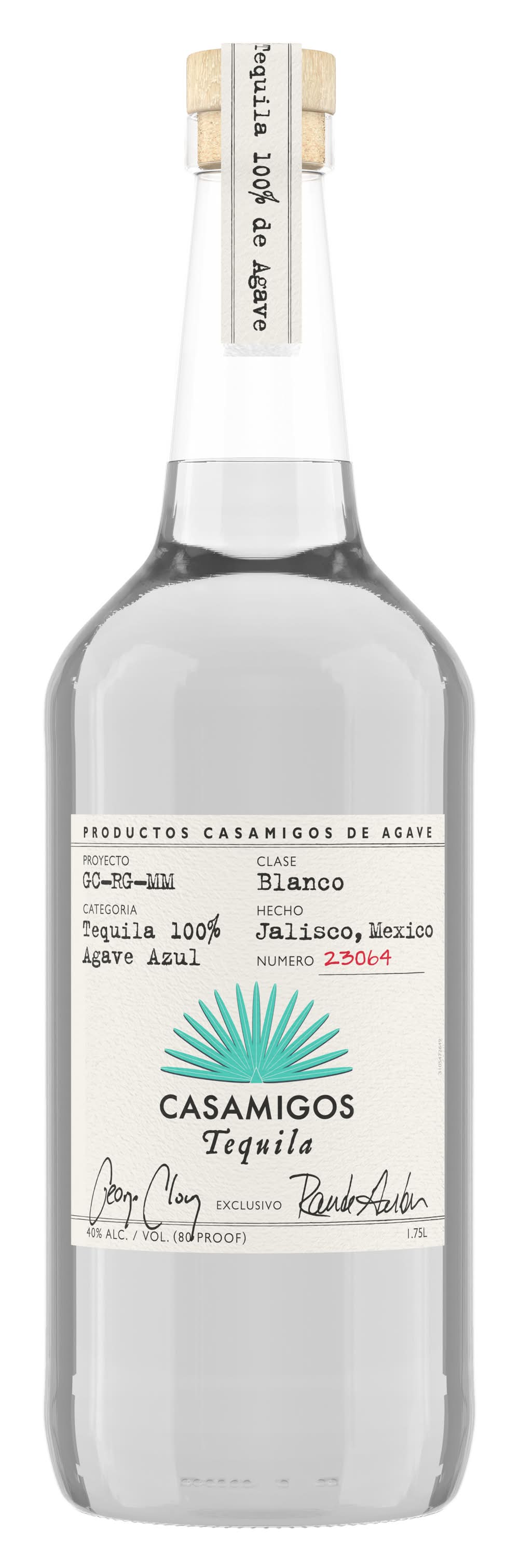 Casamigos 100% Agave Azul Blanco Tequila (1.75 L)