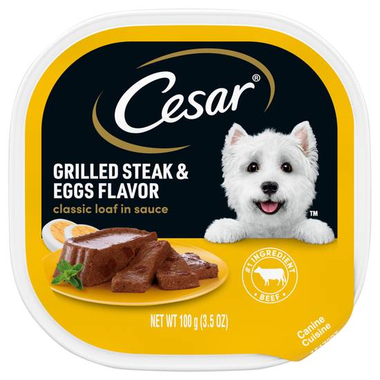 Cesar Grilled Steak & Eggs Flavor Classic Loaf in Sauce
