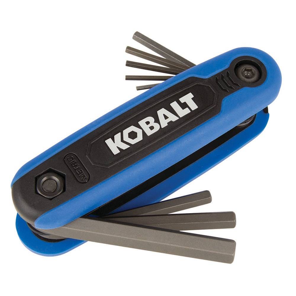 Kobalt Folding Assorted Attached Metric (8-Pieces) Hex Key Set | KHK09