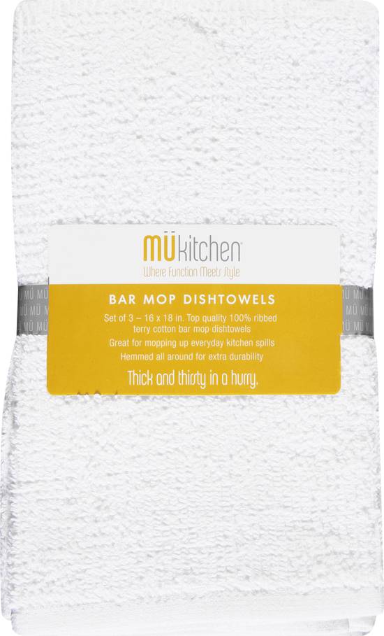 Mu Kitchen Bar Mop Dishtowels (3 ct)