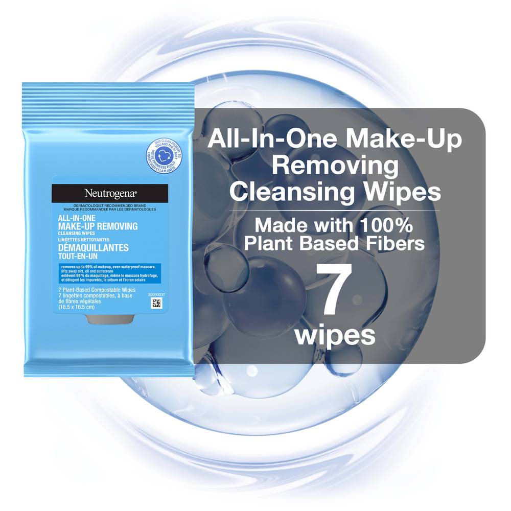 Neutrogena Makeup Remover Cleansing Wipes, Trial Size (7 ea)