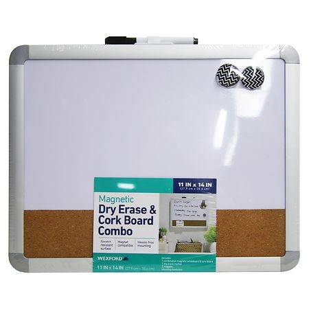 Wexford 11x14in Dry Erase & Cork Board