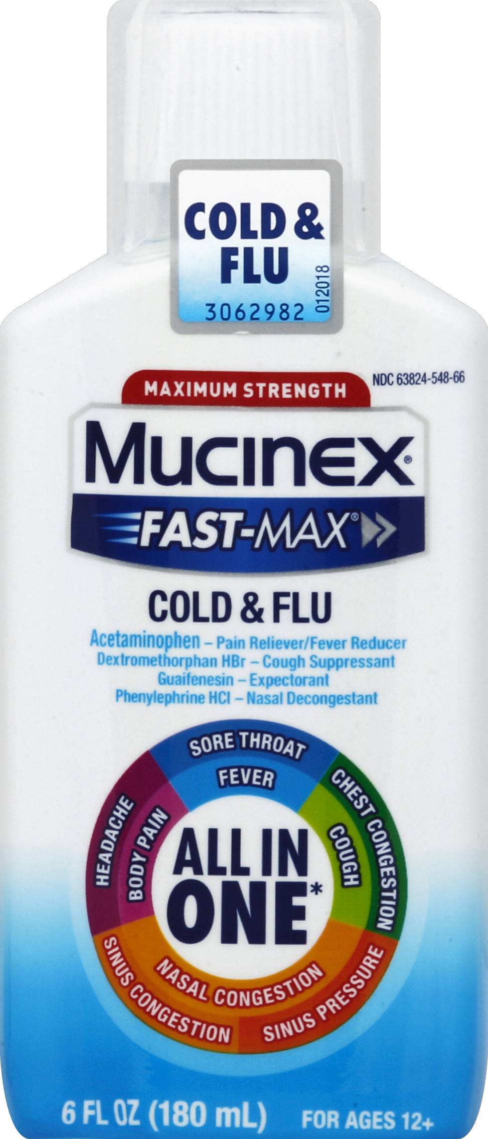 Mucinex Fast-Max All in One Cold & Flue Relief (6 fl oz)