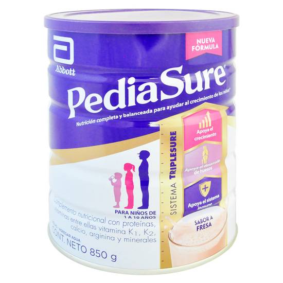 PEDIASURE POLVO FRESA LATA*850G