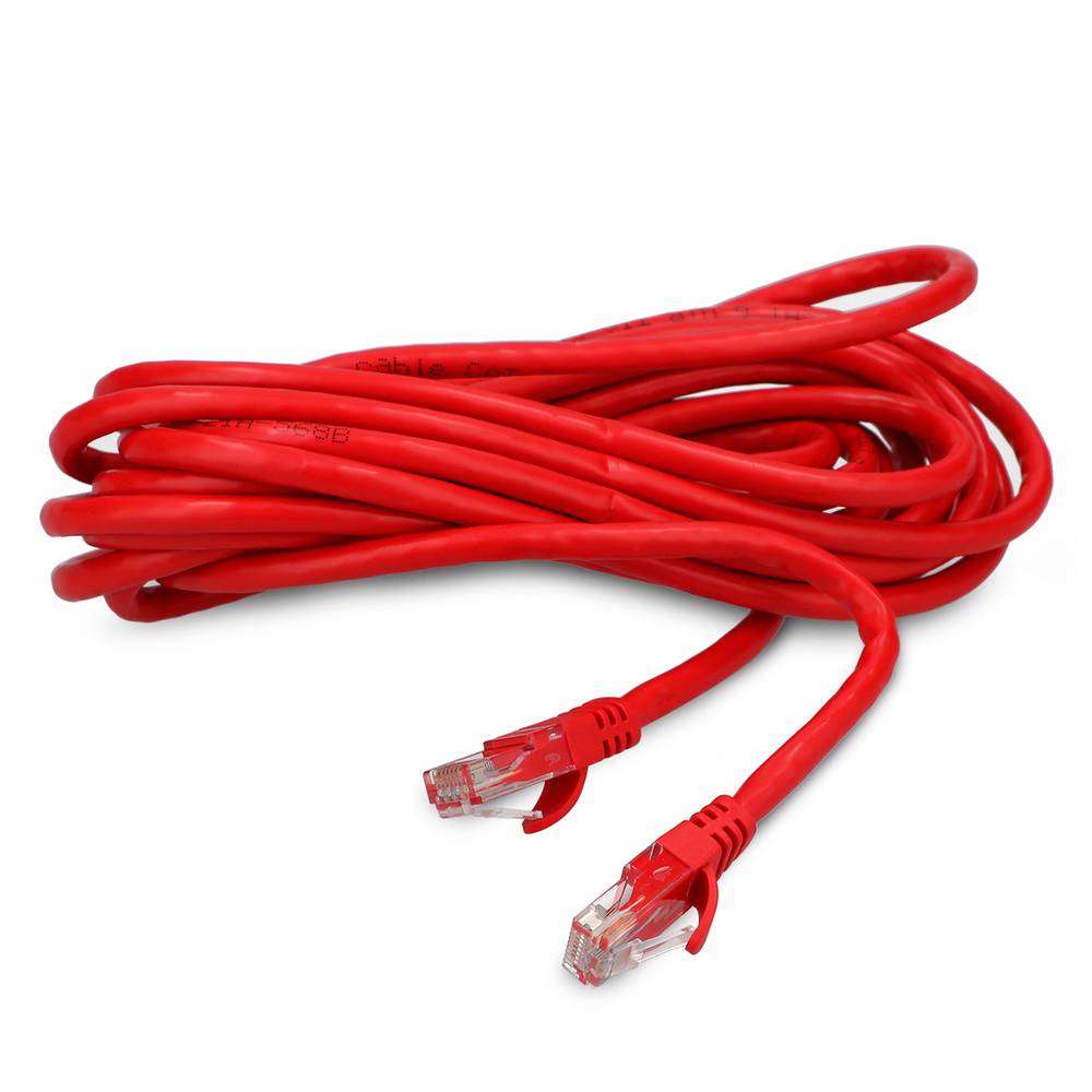 RadioShack · Cable de red ethernet rs cat6, rojo