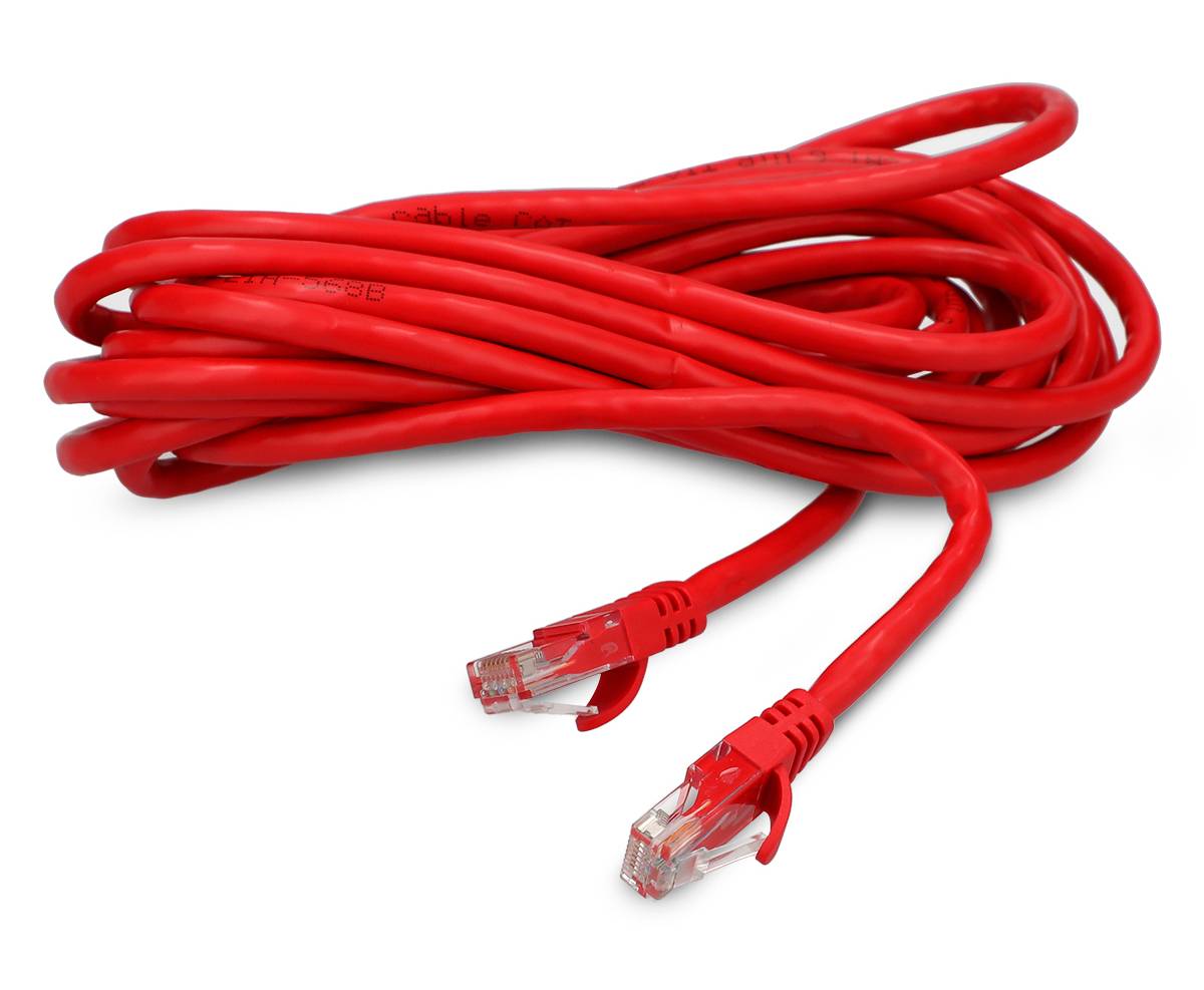 RadioShack · Cable de red ethernet rs cat6, rojo