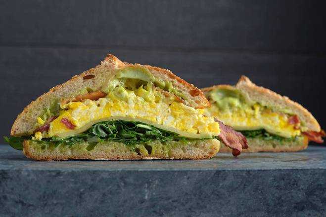 the scrambled egg sandwich