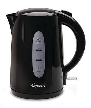 Capresso Electric Water Kettle, Black