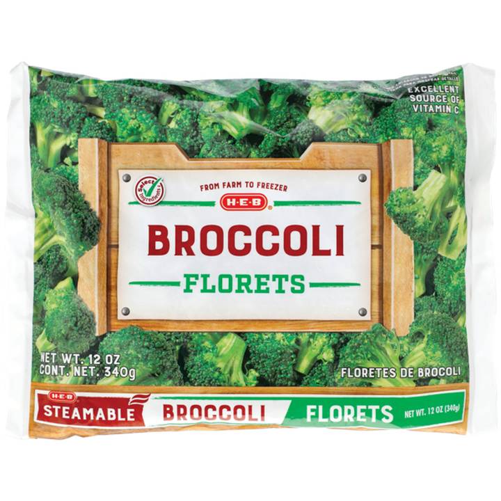 Heb brócoli floretes (bolsa 454 g)