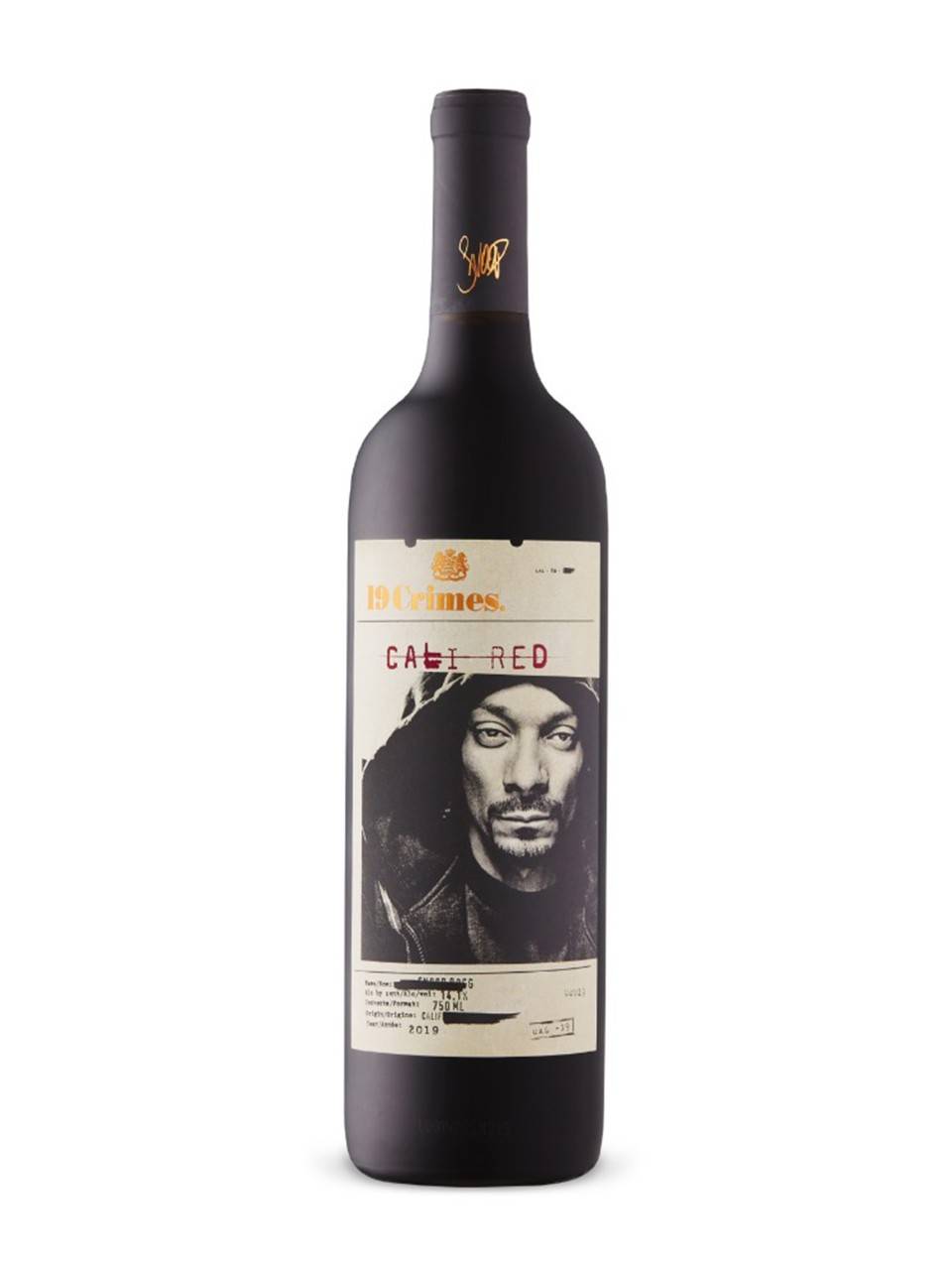 19 Crimes Snoop Dogg Cali Red Wine 2019 (750 ml)