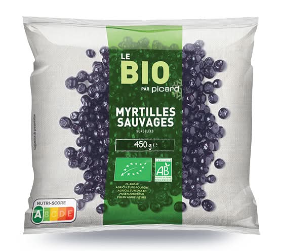 Myrtilles sauvages  surgelés bio, Pologne ou Bulgarie