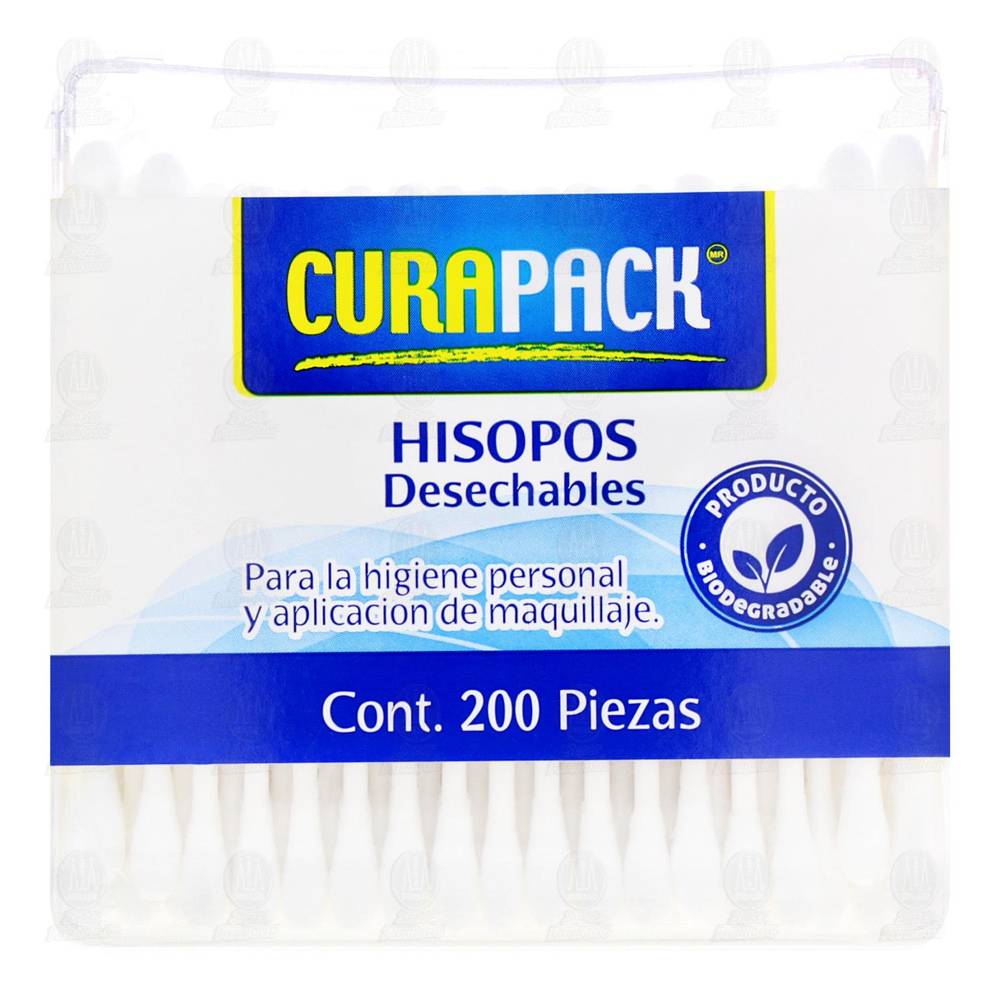 Curapack · Cotonetes desechables (200 un)