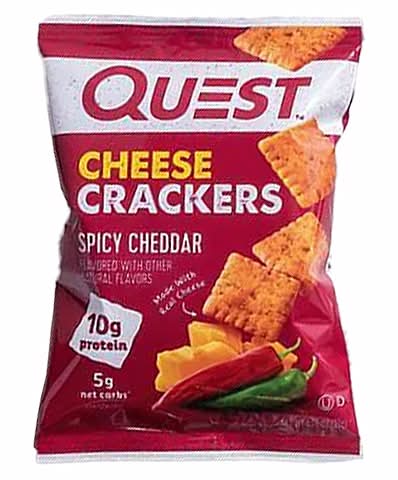 Quest Spicy Cheddar Crackers 1.06oz