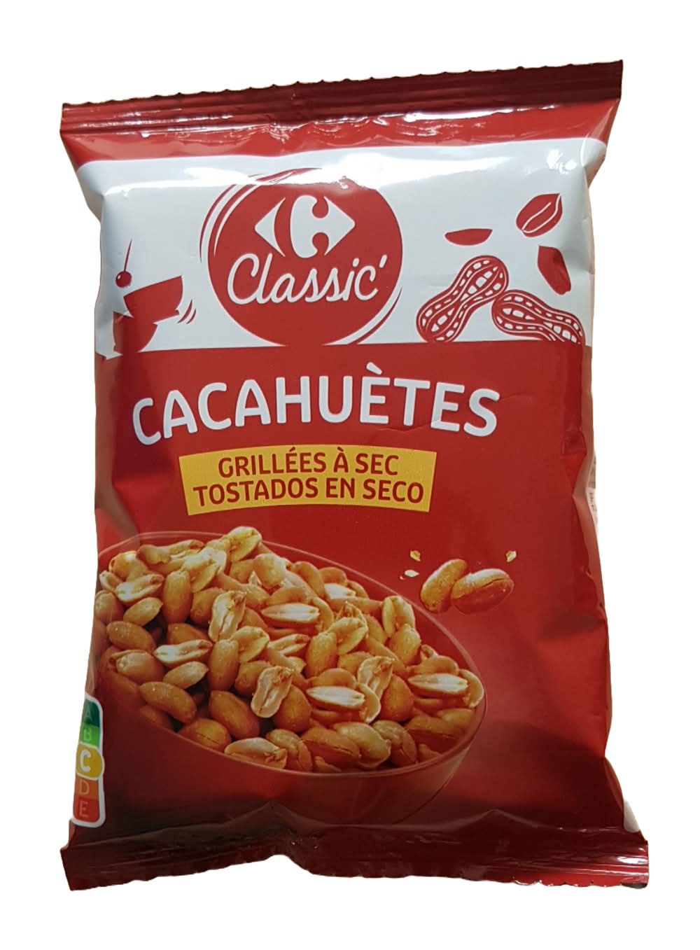Carrefour Classic' - Cacahuètes aromatisées grillées à sec (150g)