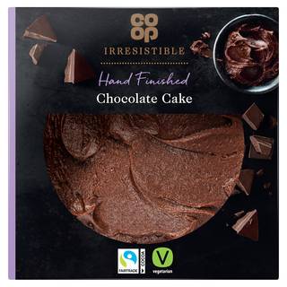 Co-op Irresistible Hand Finished Chocolate Cake