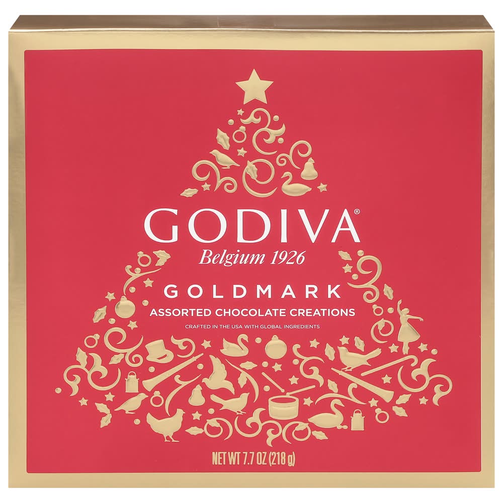 Godiva Holiday Goldmark Gift Box (7.4 oz, 18 ct)