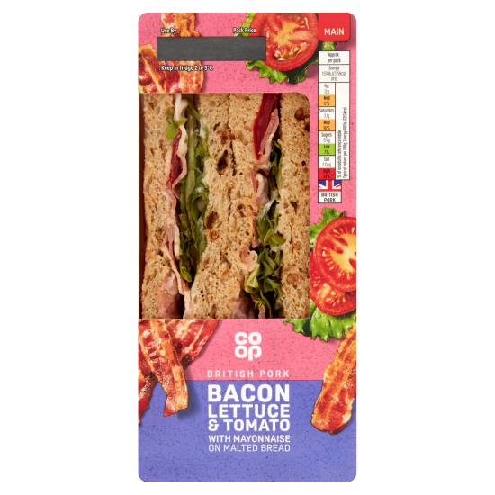Co-Op Bacon Lettuce & Tomato Bread