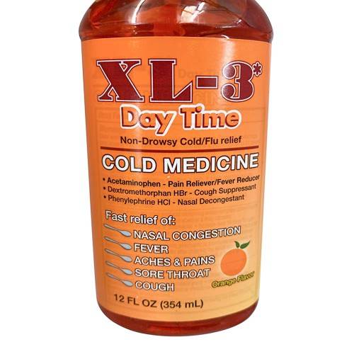 Xl-3 Day Time Cold/Flu Medicine (12 fl oz)
