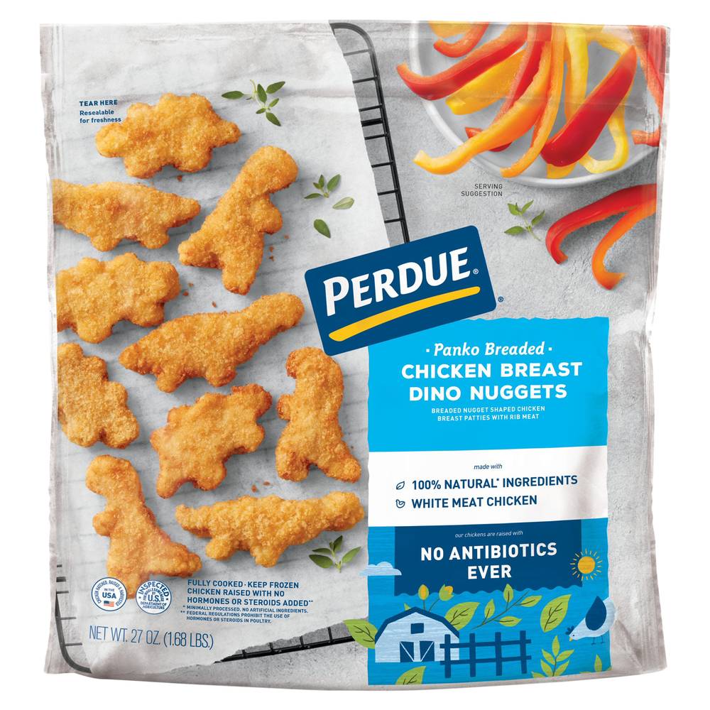 Perdue Panko Breaded Chicken Breast Dino Nuggets (1.69 lbs)