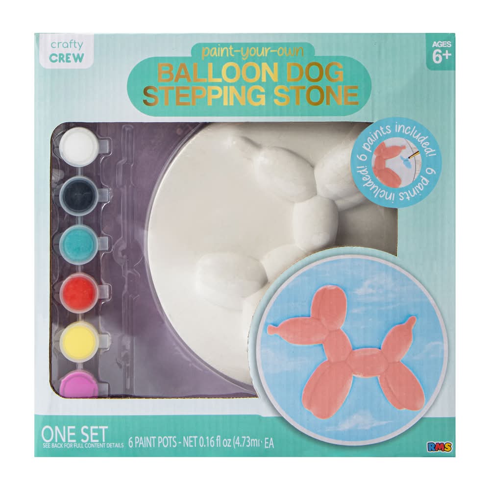 Paint Your Own Stepping Stone Kit Balloon Dog