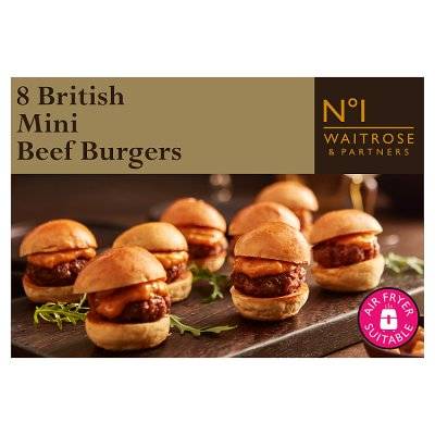 No.1 Waitrose & Partners British Mini Beef Burgers