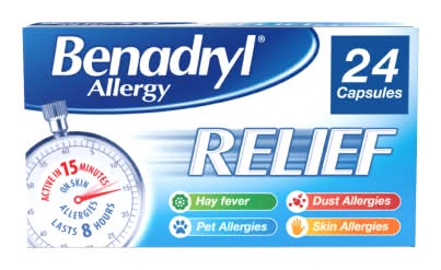 Benadryl Allergy Relief Capsules (18g)
