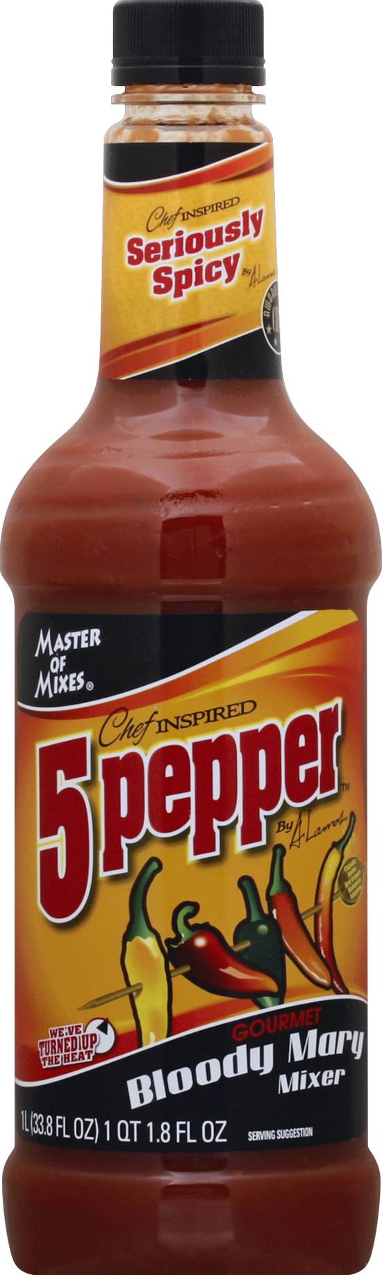 Master Of Mixes 5 Pepper Non-Alcoholic Bloody Mary Mixer (33.8 fl oz)