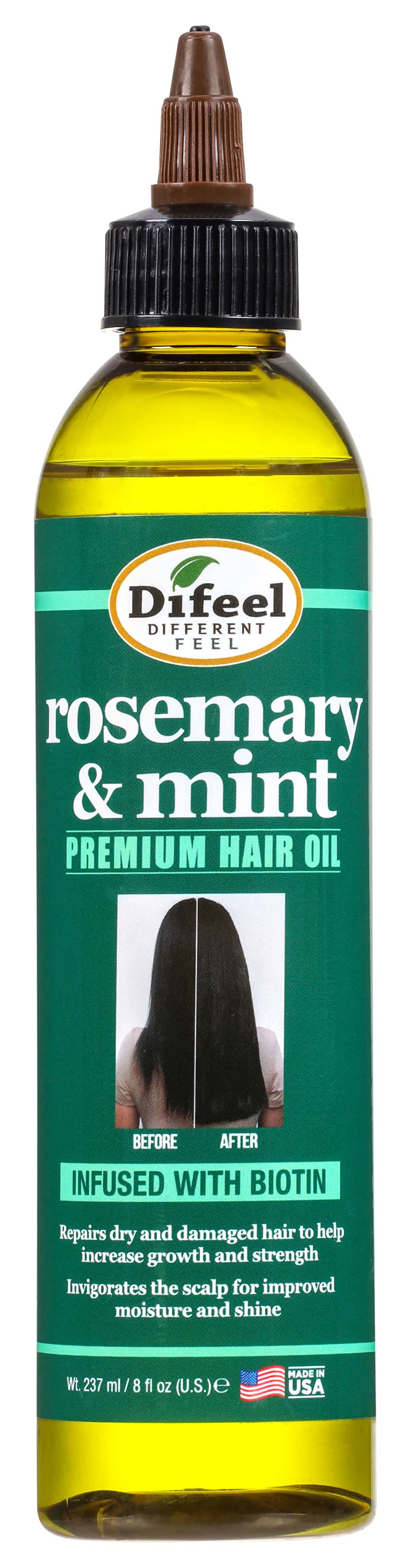 Difeel Rosemary & Mint Premium Hair Oil (8 fl oz)