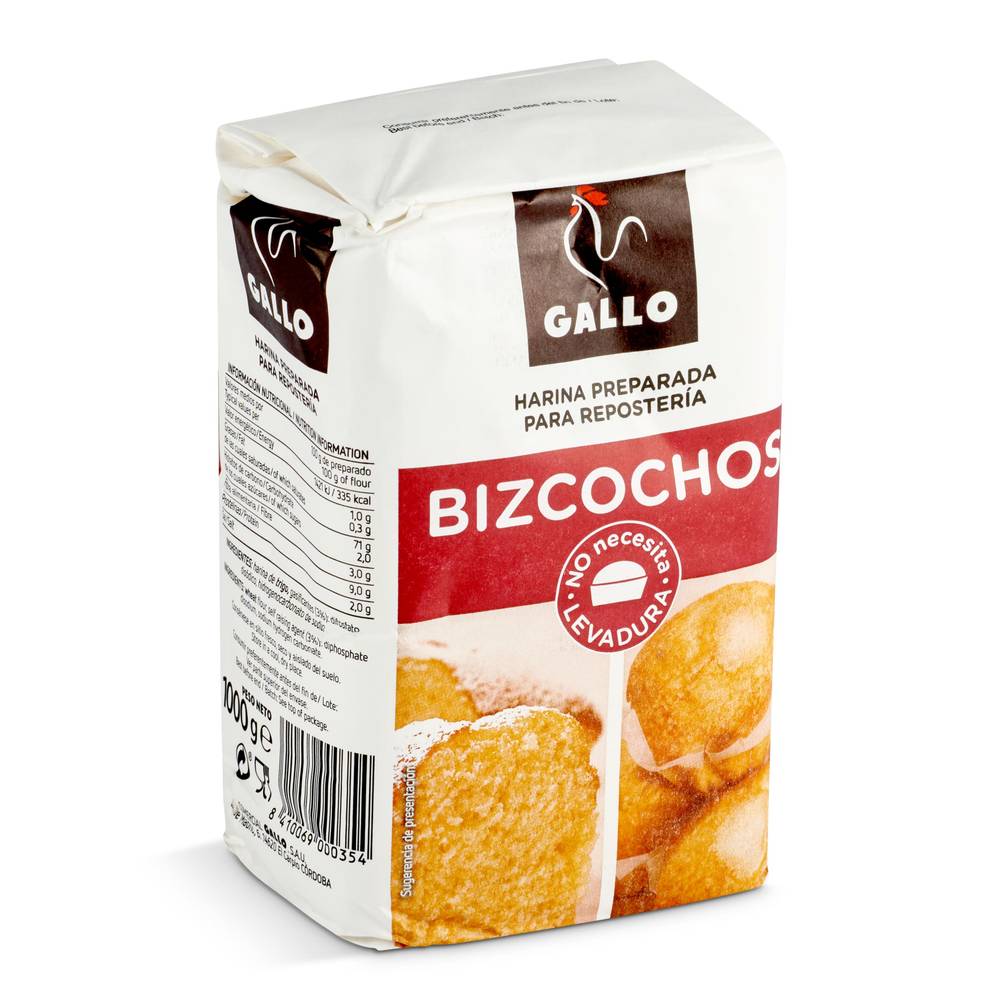 Harina De Bizcocho Gallo Paquete 1 Kg