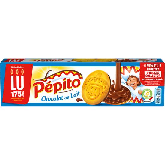 Lu - Pépito biscuits nappés au chocolat au lait