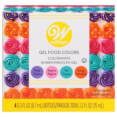 Wilton Neon Gel Icing Color Set