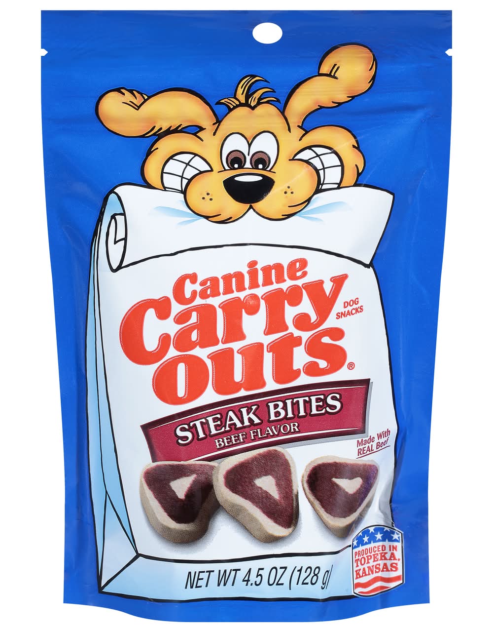 Canine Carry Outs Steak Bites (4.5 oz)