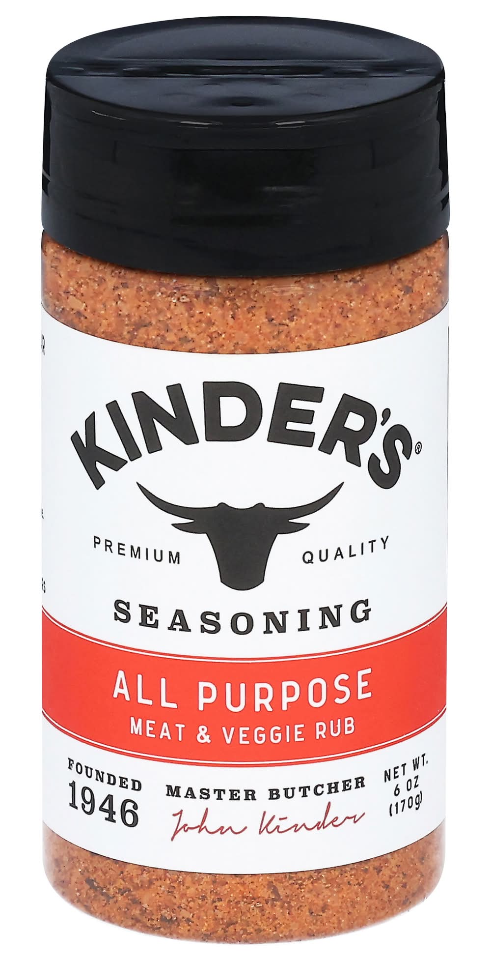 Kinder's Master Butcher All Purpose Seasoning, Meat & Veggie Rub (6 oz)