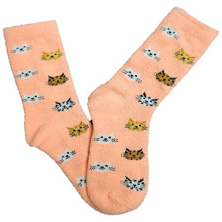 Modern Expressions Cozy Cat Printed Socks - 1.0 pr