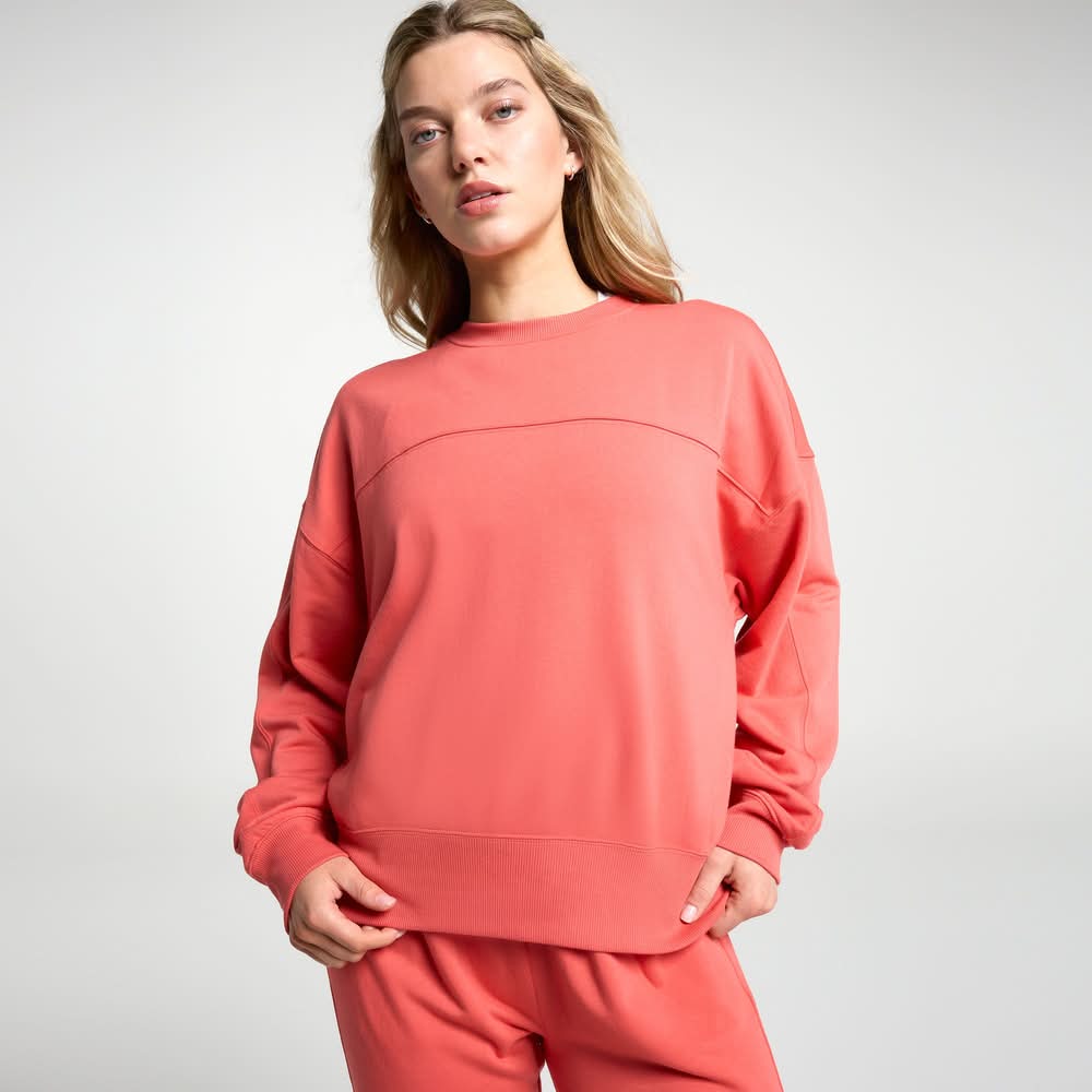 DSG Women's So Soft Crew Sweatshirt (Soft Paprika, M)