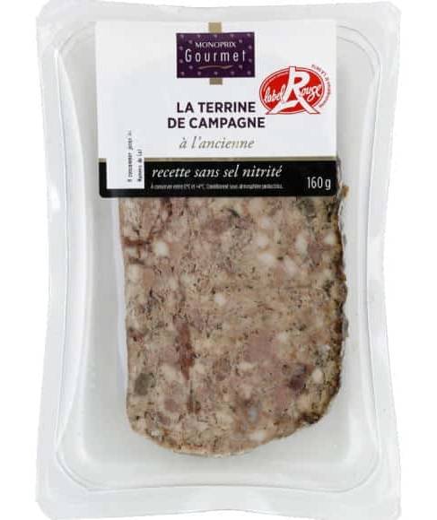 Monoprix Gourmet Terrine De Campagne A L Ancienne La Terrine De 160G
