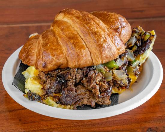 Steak, Egg, & Cheese Croissant