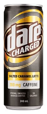 Dare Charged Latte Caramel 240Ml