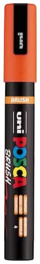 Uni Posca Pc-5Br Water-Based Brush Tip Paint Marker