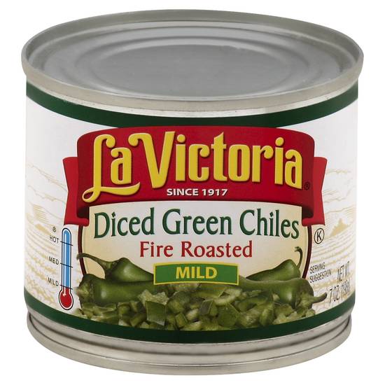 La Victoria Fire Roasted Mild Diced Green Chiles