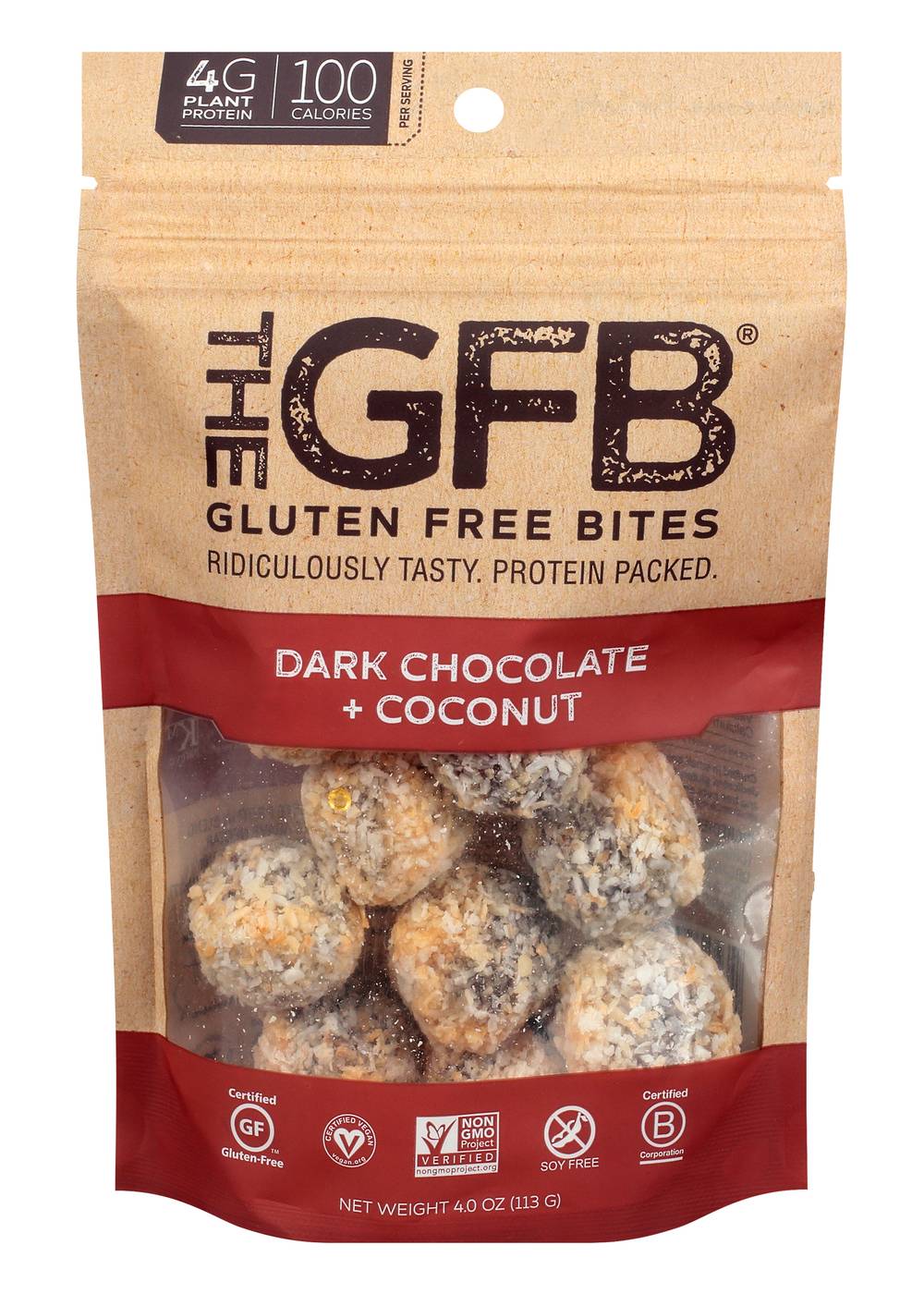 The GFB Dark Chocolate + Coconut Bites (4 oz)