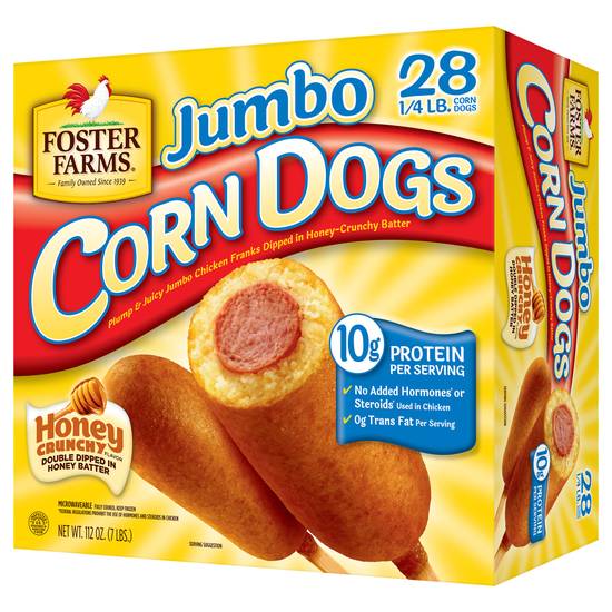 Foster Farms Jumbo Chicken Corn Dogs (28 x 4 oz)