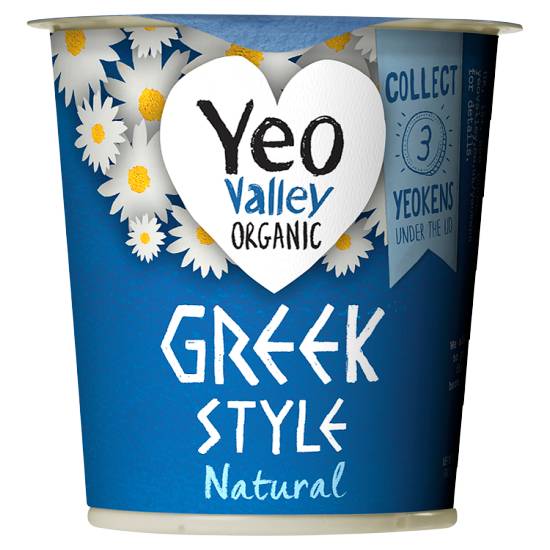Yeo Valley Greek Style Organic Natural Yoghurt