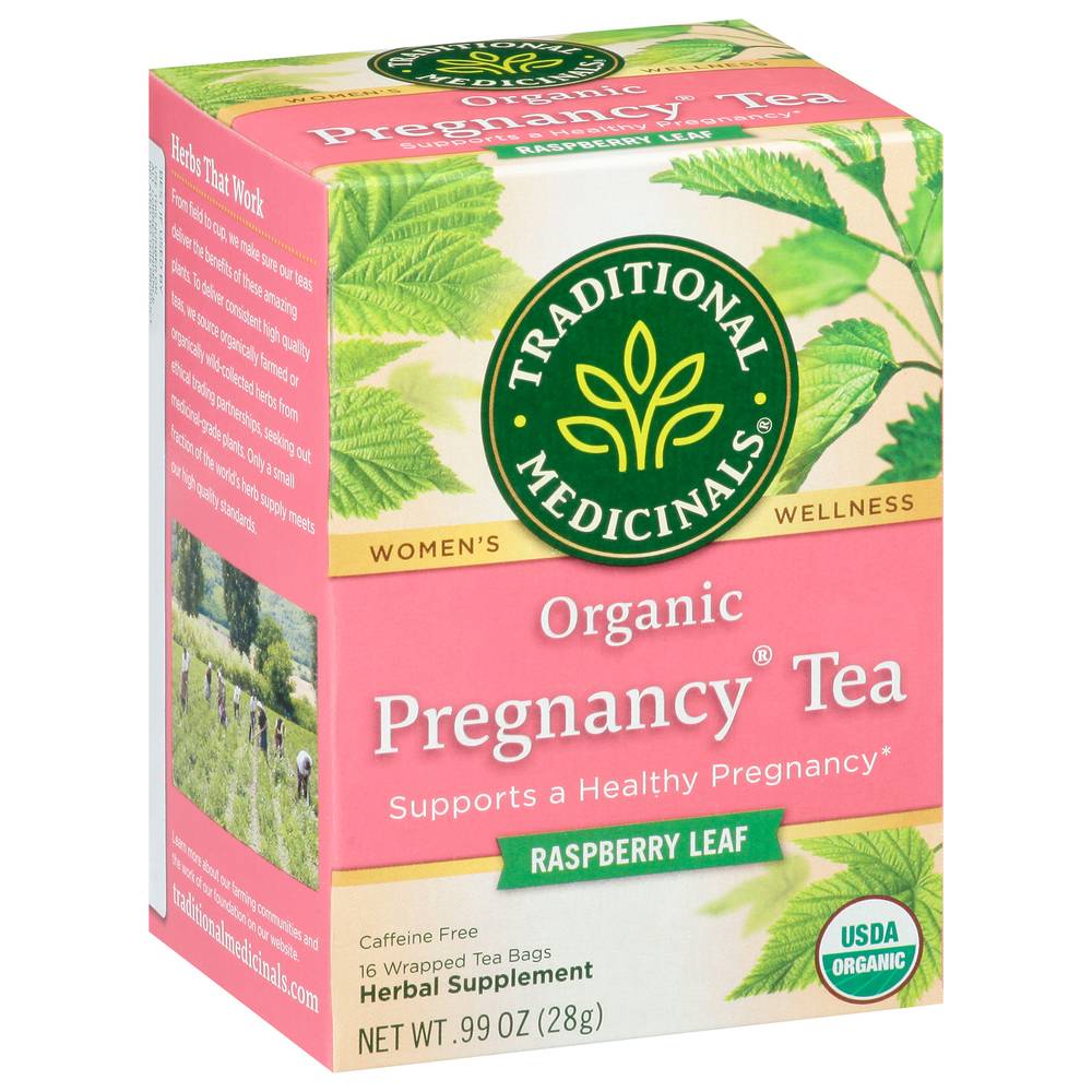 Traditional Medicinals Organic Raspberry Leaf Pregnancy Tea (0.99 oz)