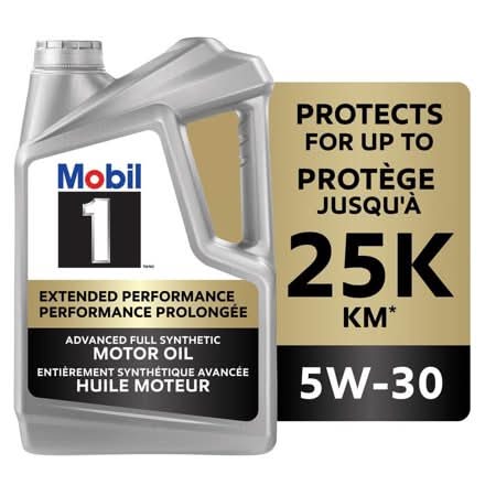 Mobil 1 Extended Performance Full Synthetic Motor Oil 5w-30 (4.73 L)