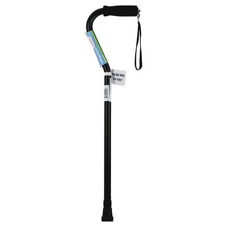 Walgreens Aluminum Offset Handle Cane