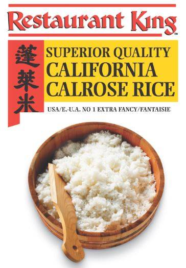 Restaurant King - Calrose Sushi Rice - 50 lbs (1 Unit per Case)