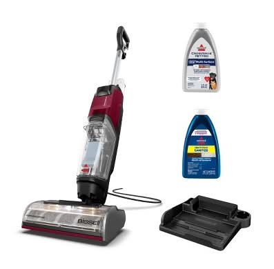 Bissell Crosswave Edgefind Pet Hair Pick-Up Floor Cleaner 4223, Red