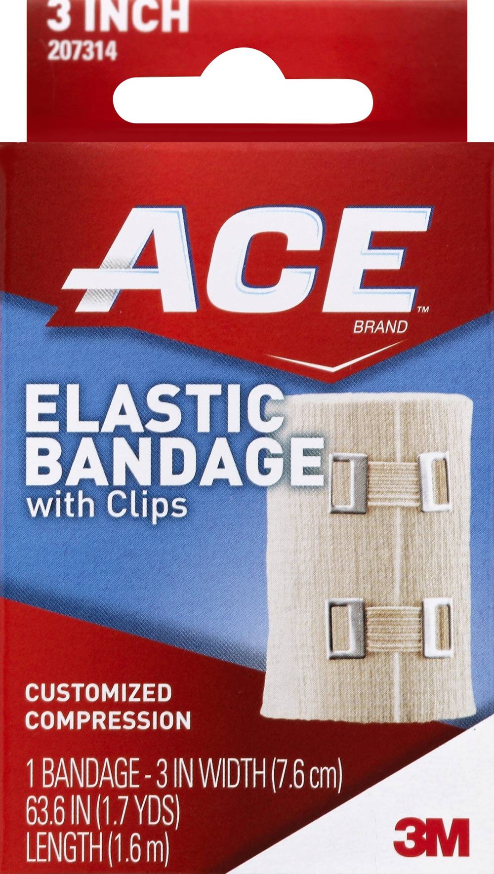 ACE Elastic Bandage With Clips (0.1 oz)